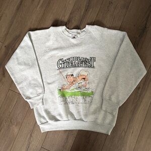 Vintage 90s “Worlds Greatest Painter” Graphic Crewneck